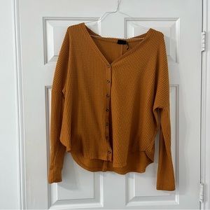out from under waffle knit thermal size medium